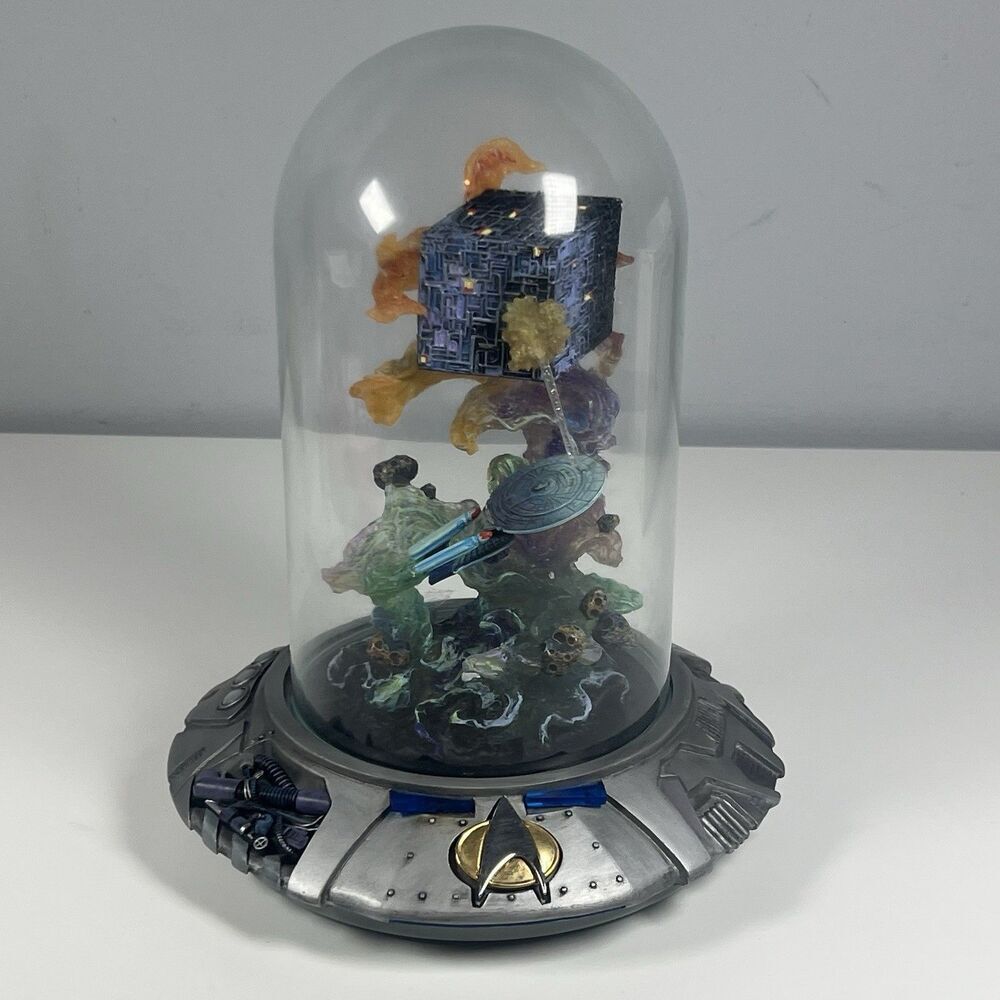 Franklin Mint STAR TREK Figurine Next Generation Borg  Resistance Is Futile
